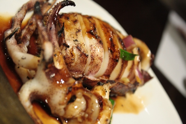 Grilled Squid in Kuya J Restaurant