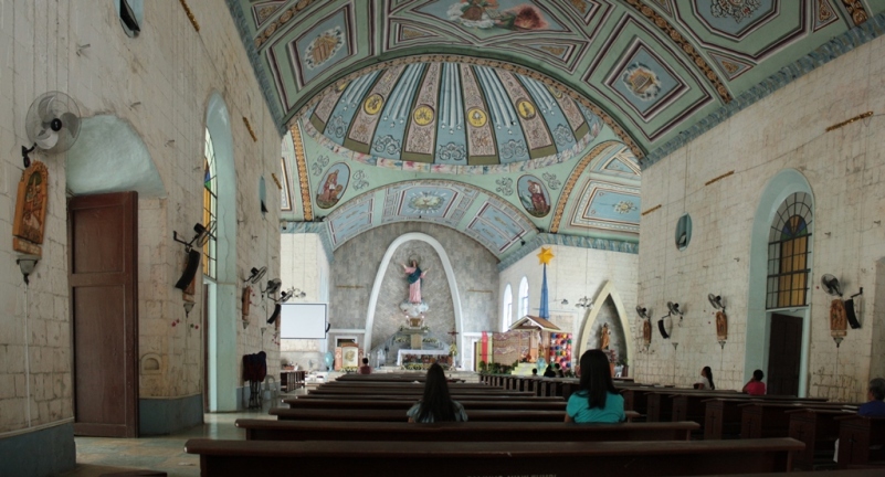 Inside Maasin's Church