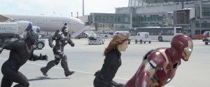 captain america civil war airport scene battle team ironman